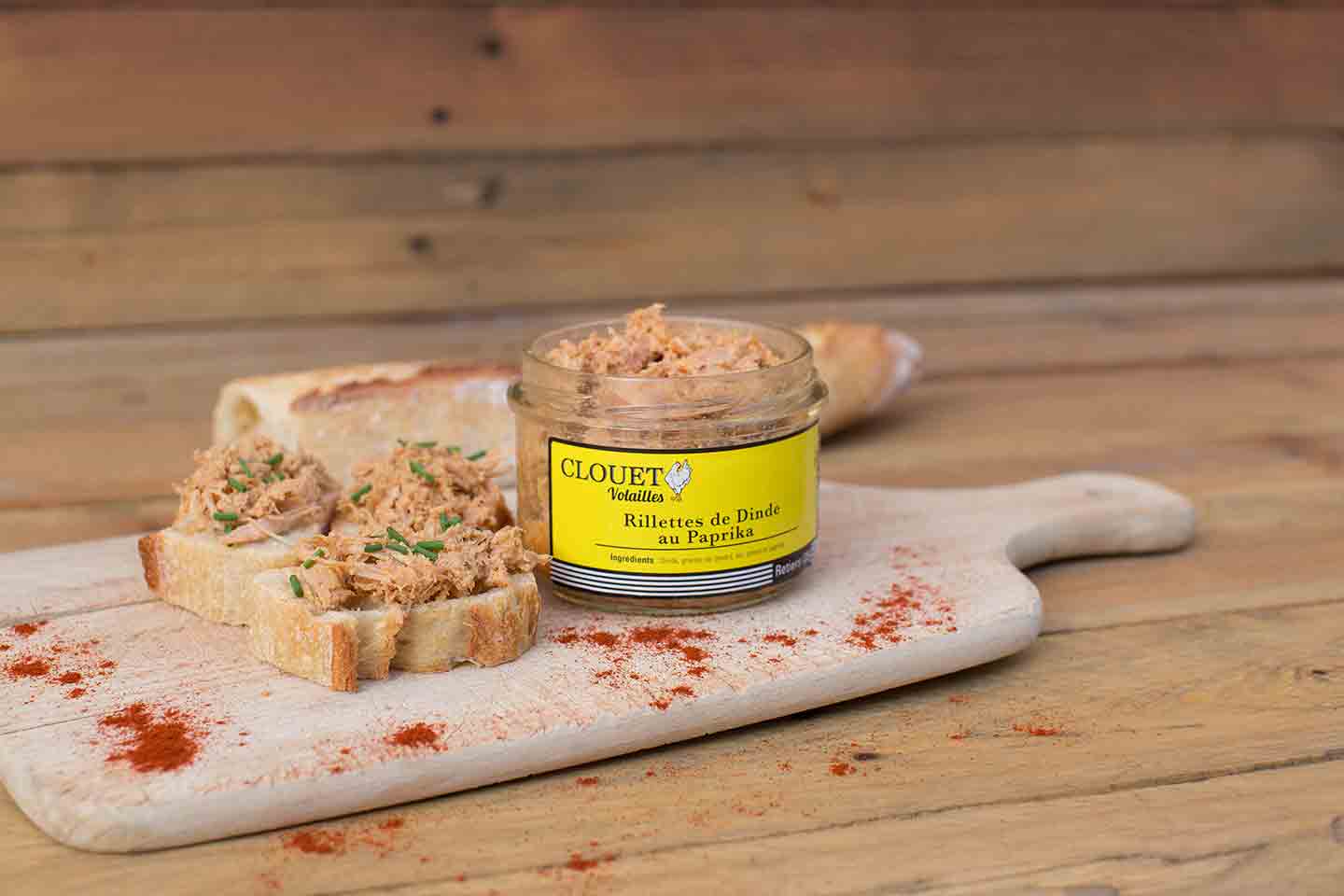 Rillettes de dinde au paprika